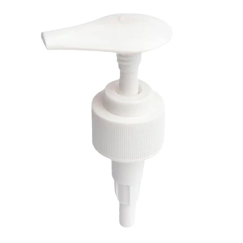 Small Soft Plastic 24mm White Wide Lotion Pump