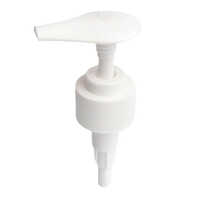 24mm White Wide Lotion Pump - Rigid Plastic, 2ml Discharge, Screw Lock, Suitable For Lotions And Creams, Versatile For Personal And Commercial Use