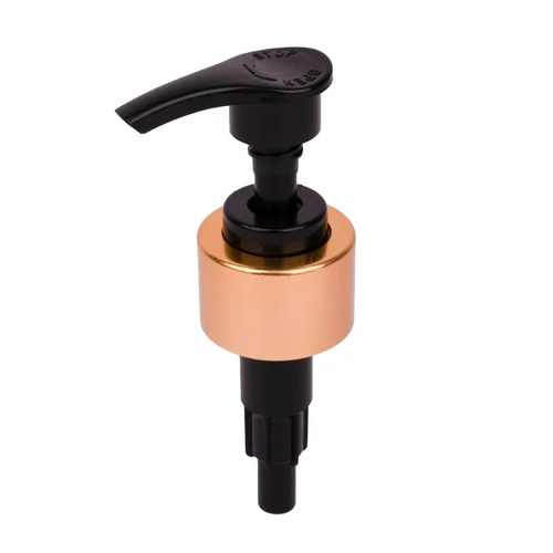 24mm Black Rose Gold Lotion Pump