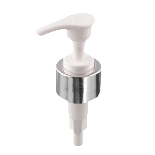 24mm White Silver Regular Lotion Pump