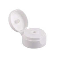35mm White Snap On Plastic Cap - 3mm & 5mm Orifice Center Hole | Designed For Bottles, Sturdy Plastic Material, Versatile Size