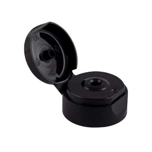 40mm Black Snap On PP Cap