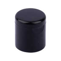 24mm Black Ft Cap - Polypropylene, 24 Mm Diameter, Round Shape, Screw Cap With 20/415 Neck Size, Suitable For Pharmaceutical & Research Industries