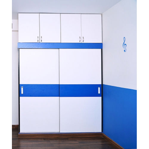 Blue And White Pvc Wardrobe