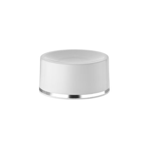 White 35Mm Stand Up Pp Cap