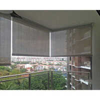 Pvc Window Roller Blind - Durable Pvc Material, Modern Plain Design, Any Color, Insulated For Light Control And Privacy