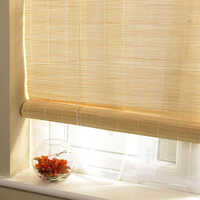 Bamboo Roller Blinds - Eco-friendly Horizontal Design | European Style, Plain Pattern, Ideal For Living Room