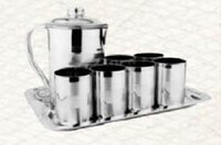 Lemon Set Ultimate - Stainless Steel Jug Set, 3 Litre Capacity | Fingerprint-resistant, Heat-resistant, Dishwasher Safe, Induction Compatible