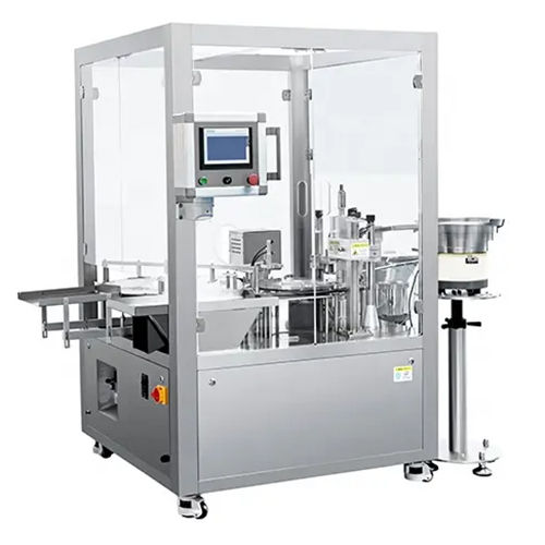 Pharmaceutical Small Dose Liquid Powder Filler Filling Stoppering Capping Machine