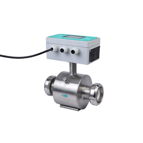 White Sanitary And Food Grade Electromagnetic Flow Meter