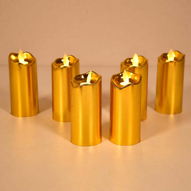 BIG SWINGING CANDLE 12PCS FOR WEDDING DECORATION AND BIRTHDAY PARTY (6563)