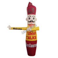 Tummy Talks Air Dancer Balloon - Eco-Friendly PVC Material, Customized Sizes and Shapes , Multi-Colored Non-Toxic Design
