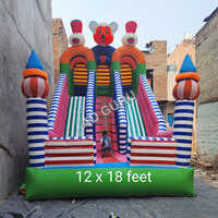 12x18 Ft Cartoon-themed Inflatable Bounce House - Color: Multicolor