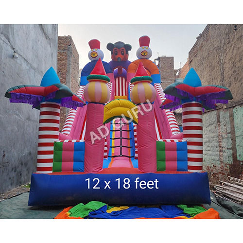 Inflatable Mickey Mouse Bouncy - 12x18 Feet, Eco-Friendly Vinyl, Customizable Printing, Durable Multicolor Design