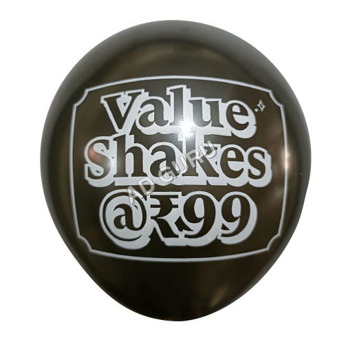 Value Shakes Printed Rubber Balloon