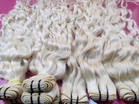 Blonde Machine Weft Hair extension bundles