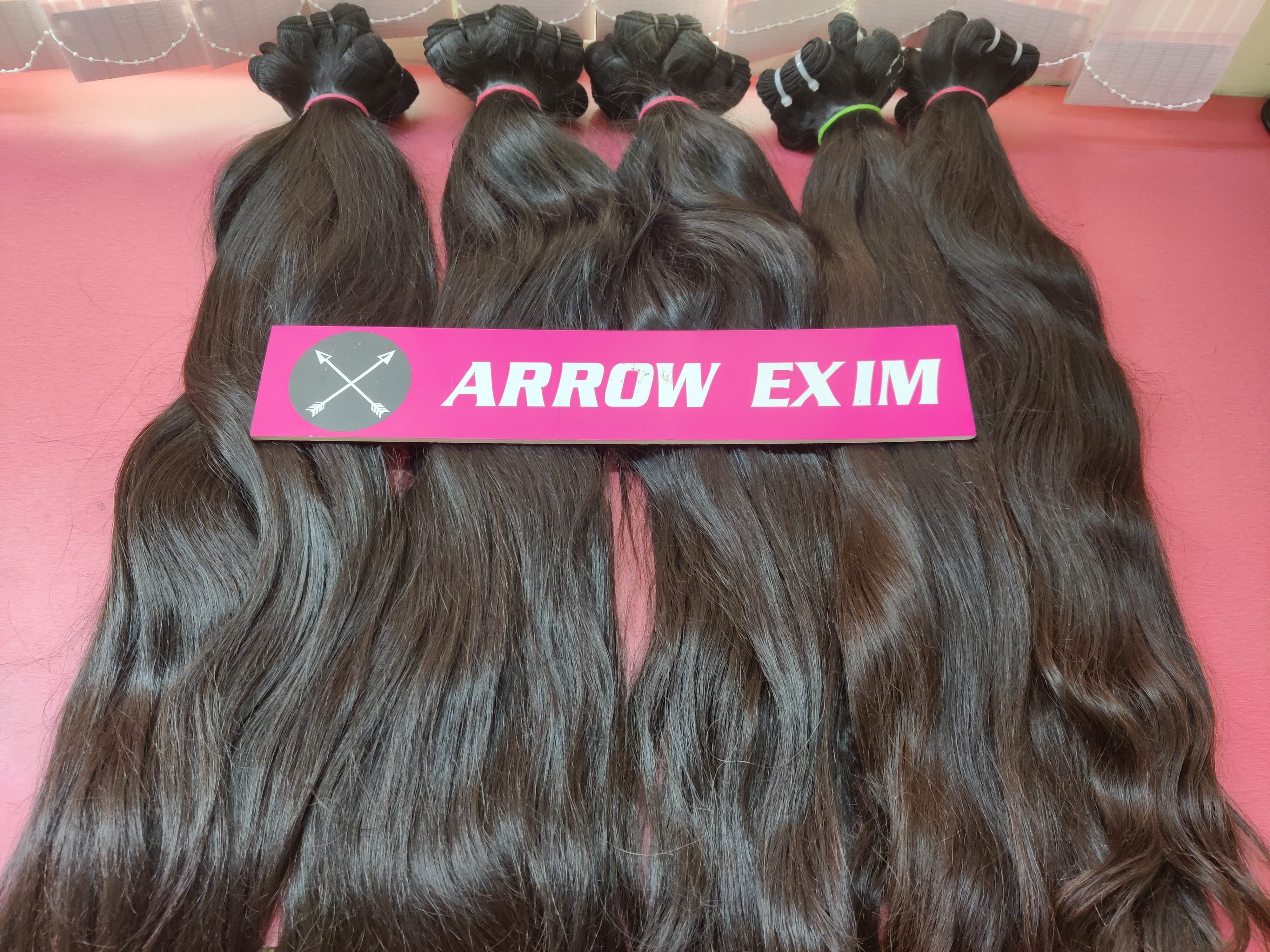 Unprocessed Natural Single donor Raw Human Hair extensions