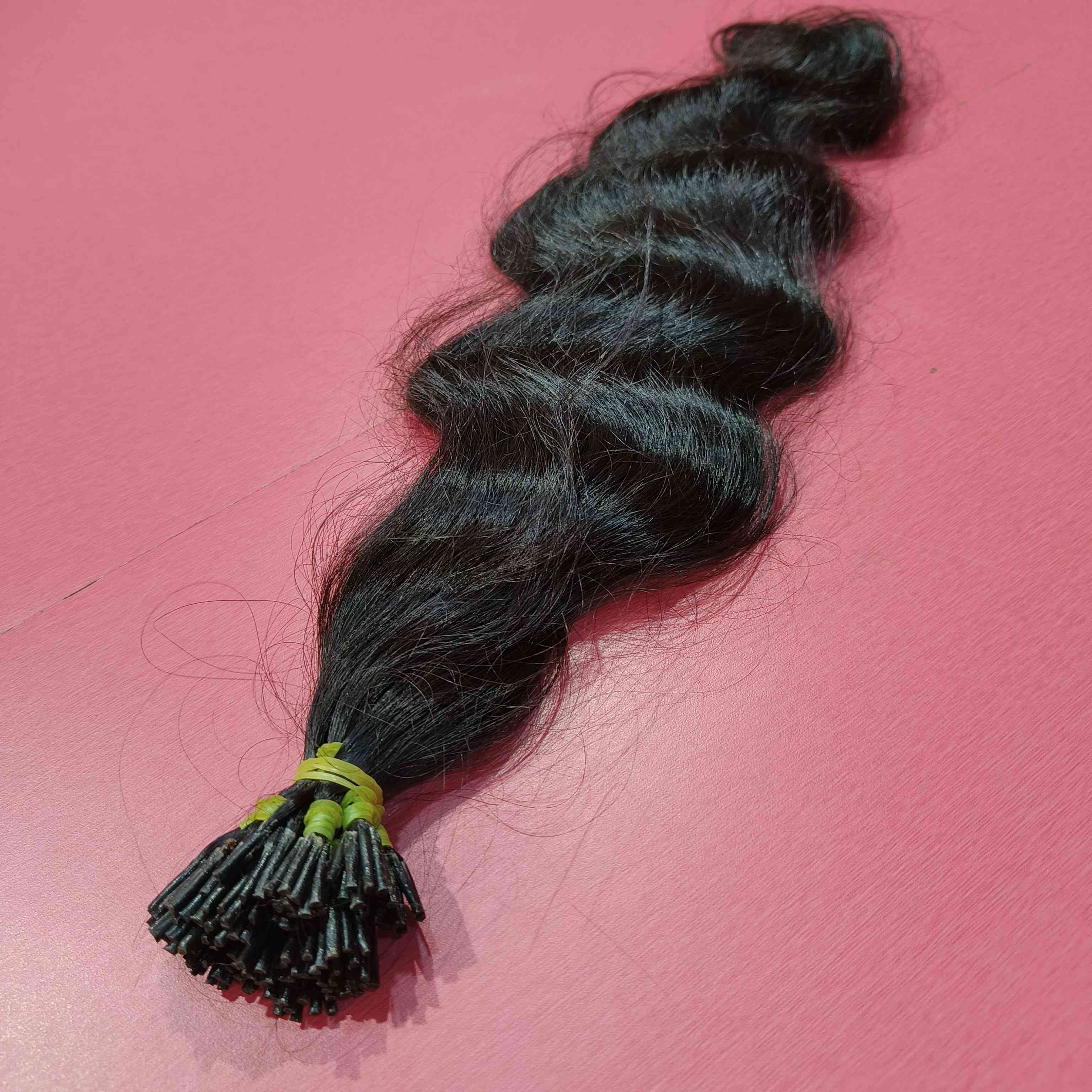 Natural Virgin I-Tip Hair Extensions