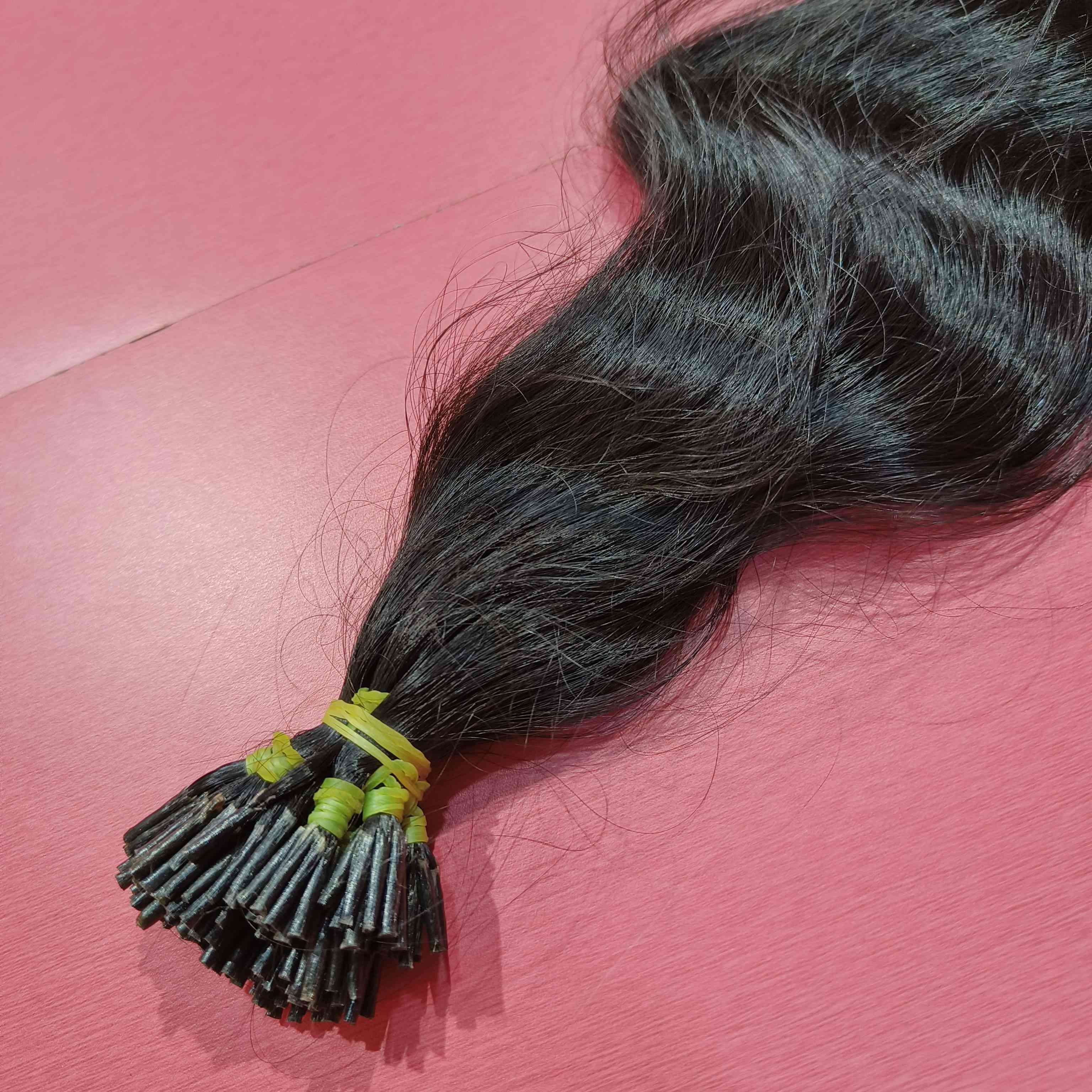 Natural Virgin I-Tip Hair Extensions