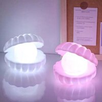 PEARL SHELL NIGHT LAMP DECORATE DESK LIGHTS NURSERY TOY LAMP LED PEARL SHELL NIGHT LIGHTS FOR BEDROOM AND HOME (6621)