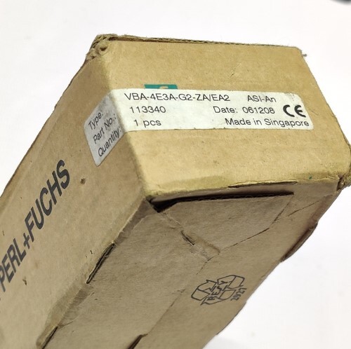 PEPPERL  FUCHS VBA-4E3A-G2-ZA/EA2 AS-INTERFACE SENSOR/ACTUATOR MODULE ( NEW OPAN BOX )