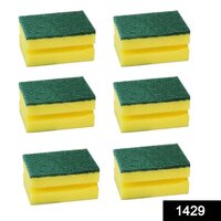 Scrub Sponge 2 in 1 Pad for Kitchen, Sink, Bathroom Cleaning Scrubber
