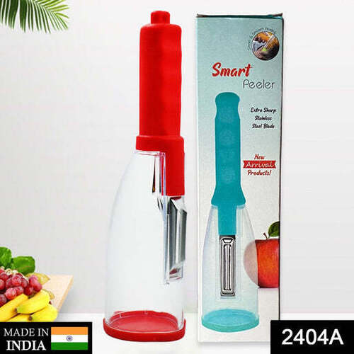 Multicolor Plastic SMART PEELER WITH CONTAINER, For Kitchen