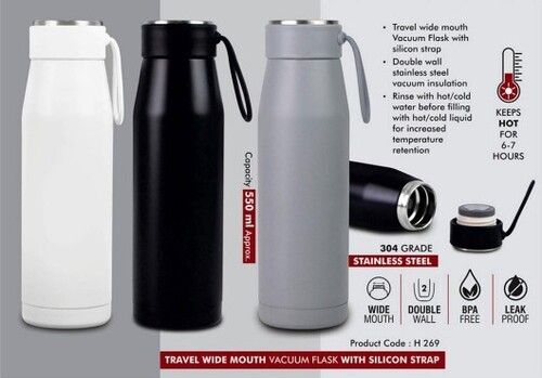 SS TRAVEL WATER FLASK WATER BOTTLE