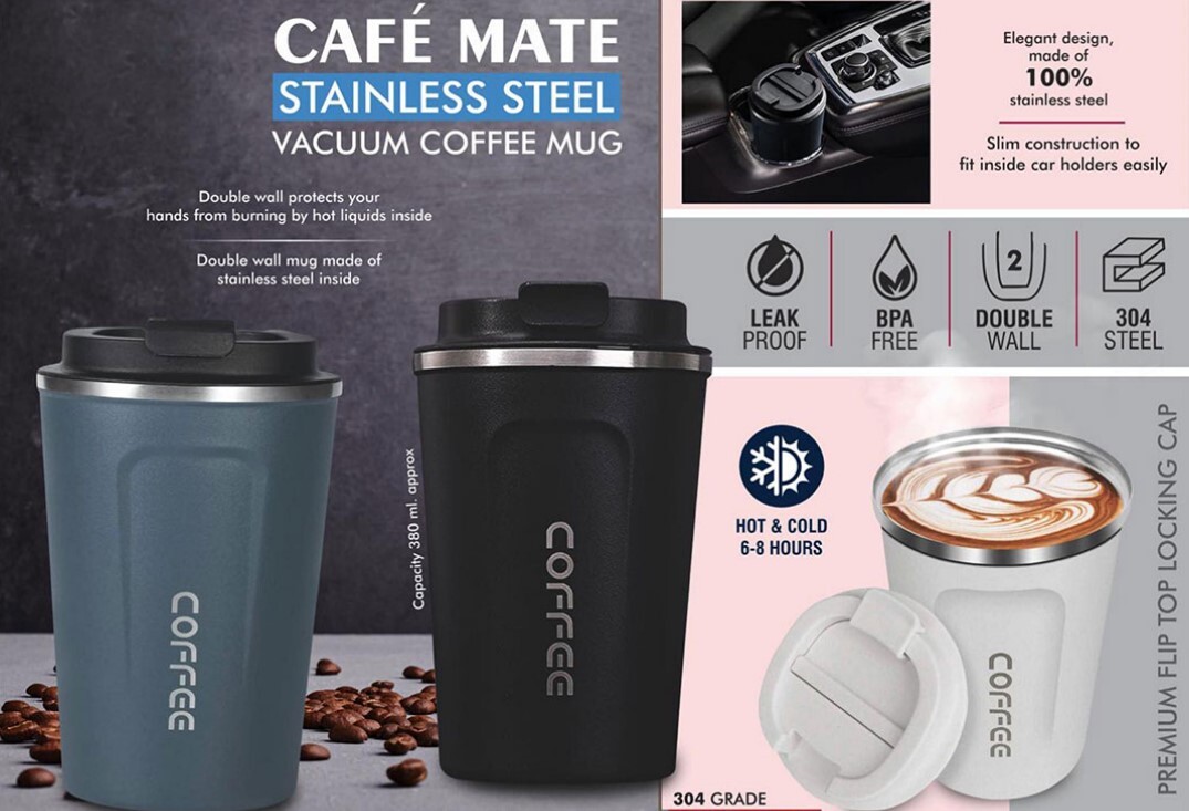 SS VACCUM MUG WITH 304 GRADE