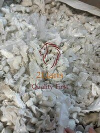 Hdpe milk bottle bales plus some shreds