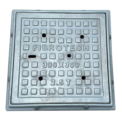 300x300mm 2.5 Ton FRP Perforated Square Manhole Cover