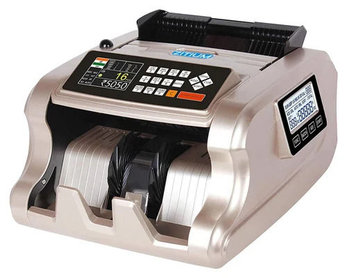 Currency Counting Machine - Plastic, 320 x 280 x 180 mm, 5 kg | LCD Display, AC Adapter, 800 Notes/Min, 100 Notes Capacity