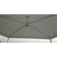 Modular Tensile Structure - Steel, Custom Dimensions , White Color, Durable Design For Workshops, Plants, Hotels, Restaurants, And Homes