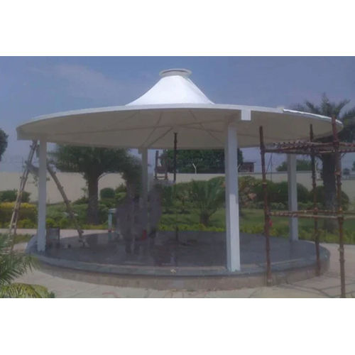 White Mild Steel Conical Structure