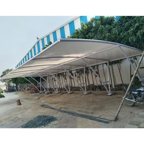 Outdoor Mild Steel Car Parking Shed