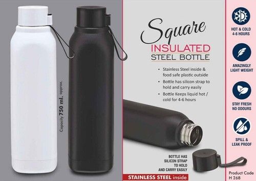SS SQUARE INSULATED BOTTLE