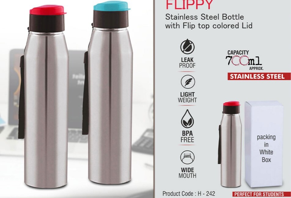 SS SQUARE INSULATED BOTTLE