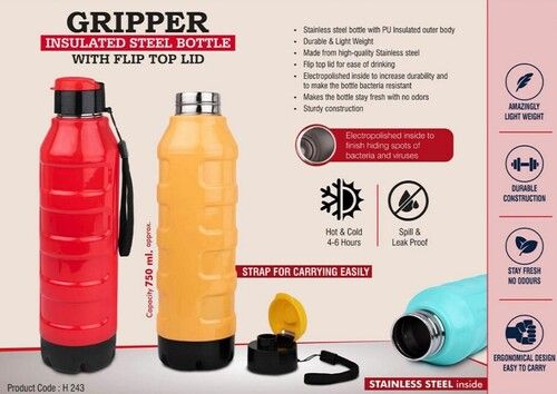 GRIPPER INSULATED STEEL BOTTLE