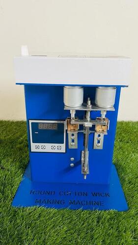 Blue Round Cottonwick Making Machine