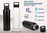 Stainless Steel Water Bottle - Durable Design, Leak-resistant Cap, Bpa-free Material, Eco-friendly