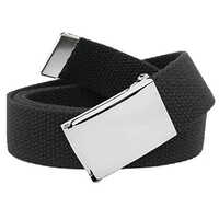 School Belt Buckle - Iron & Brass, All Size, Silver Color | Clip Design For Easy Adjustment, Stylish For Military And Everyday Wear