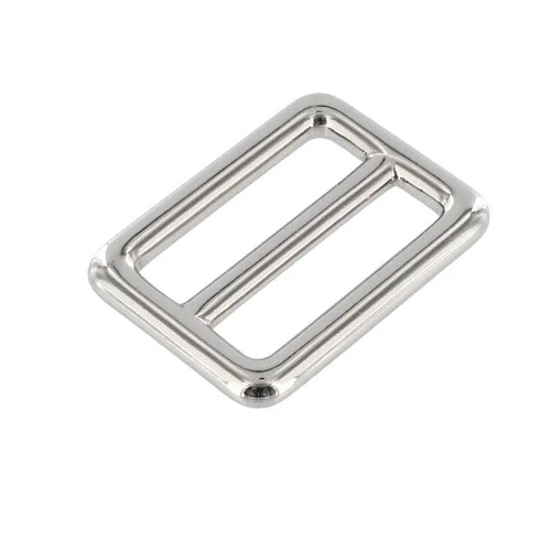 Silver Double Loop Belt Sliders