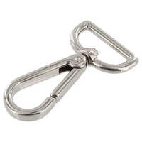 Stylish Lever Snap Hooks - Stainless Steel, All Sizes, Silver | Unisex Design For Belts & Bags, Durable And Easy To Use