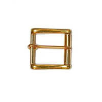 Brass Roller Buckles - Brass Material, All Sizes, Painted Golden Finish | Durable Pin Buckle Ideal For Belts