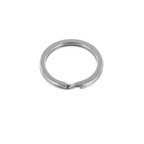 Silver Keyrings Circle Lock