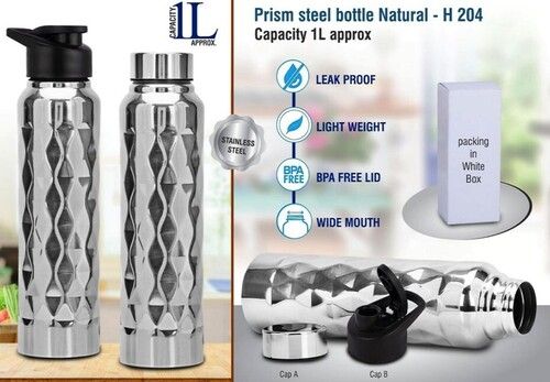 STAINLESS STEEL NATURAL WATER BOTTLE