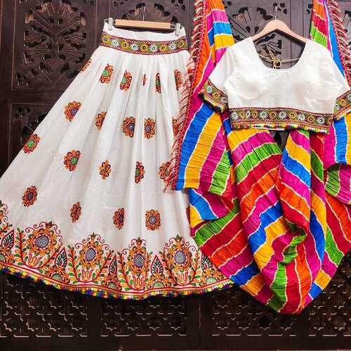 Navratri Chaniya Choli Multi Color Stylish For Ladies at Best