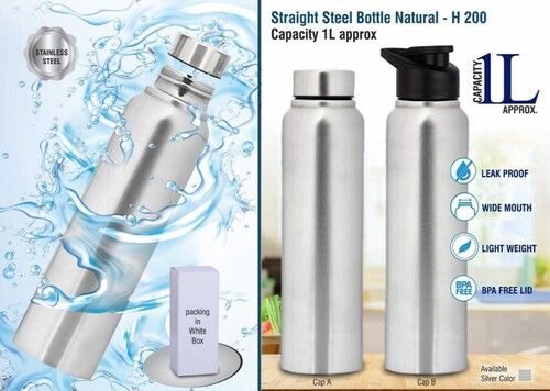 STAINLESS STEEL ( STRAIGHT BOTTLE)