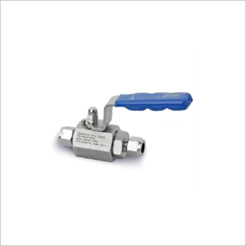 Series BV103 High Pressure Ball Valve - Silver | Industrial Use, Durable Ball Structure