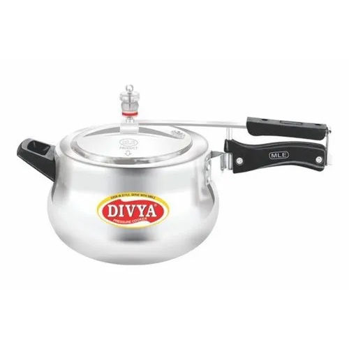 Divya Handi 3 Ltr Pressure Cooker Handle Material: Wrought Aluminium